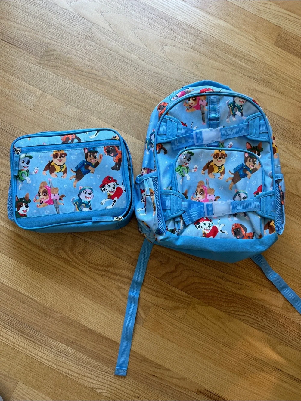 Pottery Barn Kids Paw Patrol Kids Backpack and Lunch Box Set - Light Blue